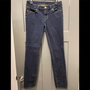 Tory Burch 28 super skinny jean dark blue wash